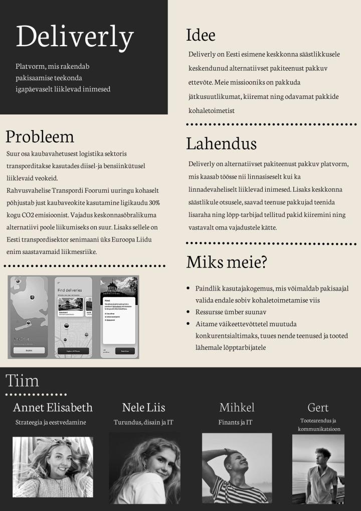 deliverly onepager
